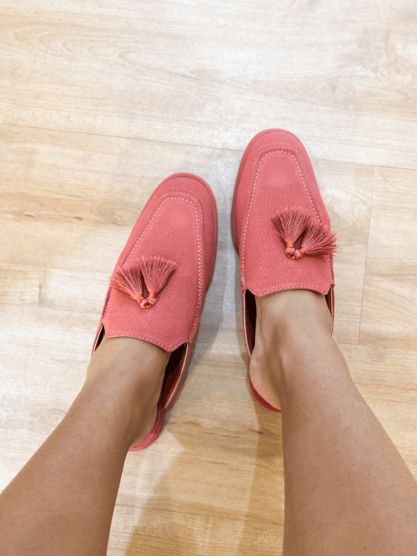 BABUCHE FARM MOCASSIM BARBICACHO VERMELHO – Santa Frida