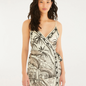 VESTIDO FARM CURTO TERESA LENCO