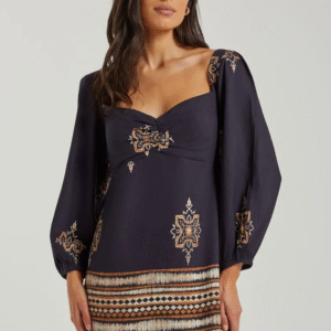 VESTIDO MY PLACE CURTO EST BARRADO BOHO