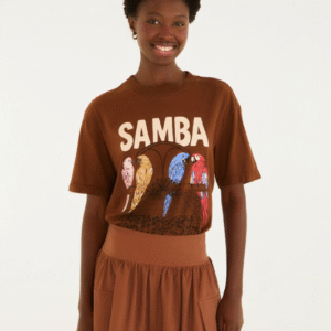 TSHIRT FARM MEDIA NA AVENIDA MARROM