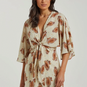 VESTIDO MY PLACE CURTO EST CASHMERE AVEIA