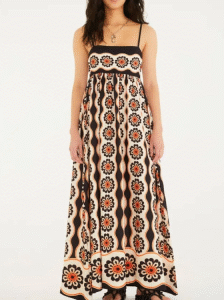 VESTIDO FARM CROPPED FIORELLA