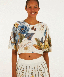 TSHIRT CROPPED JARDIM GUANABARA