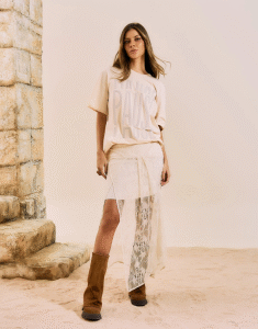 SAIA OPEN RENDA MIDI BEGE