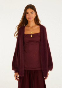 CARDIGAN FARM CURTO PELINHO VINHO