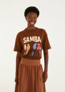TSHIRT FARM MEDIA NA AVENIDA MARROM